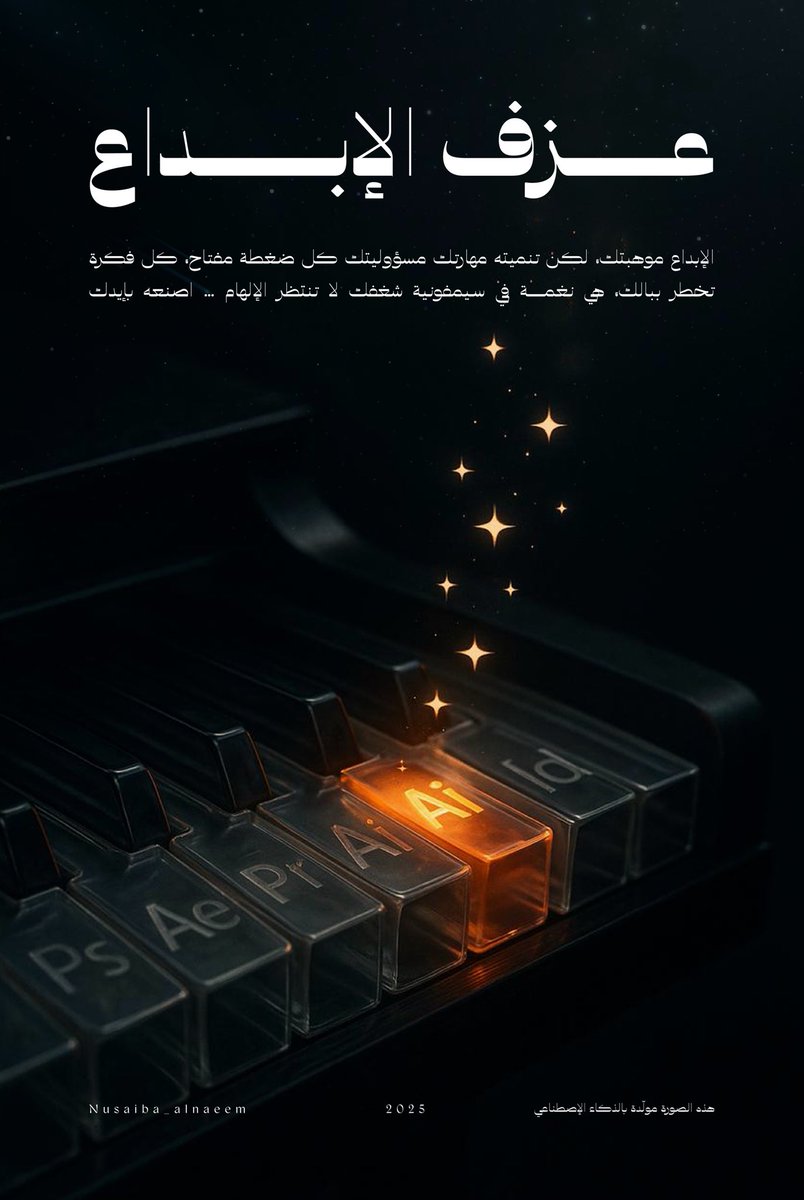 كتبت هذا النص وقبل انشره 
جتني فكرة الصوره 
ولّدتها بالذكاء الإصطناعي chtgpt🤍

وعدلت عدلت لين وصلت للنتيجه 
بعدين دخلتها على الاليستريتور واضفت عليها النصوص 🤍