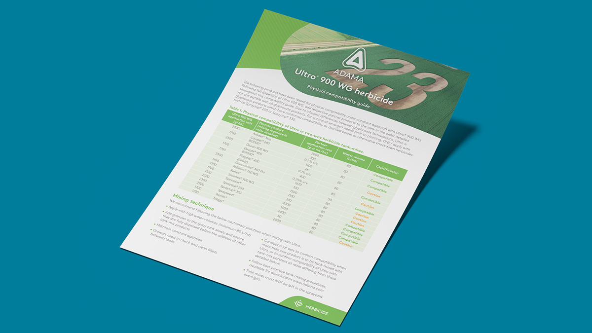 Take control of your pre-emergent strategy with the Ultro® Compatibility Guide! Discover the tank-mix options to help you optimise pre-emergent weed control in winter pulse crops. Download the guide now.

 To learn more, visit: bit.ly/4jKGljY

#Ultro #ADAMA
