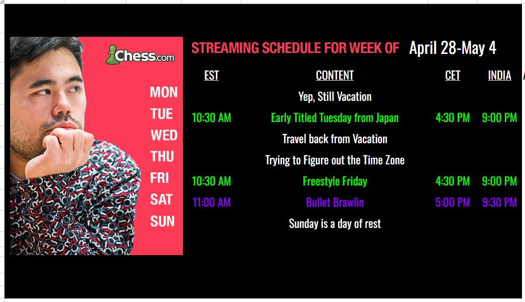 I will be attempting a stream from Japan later tonight. Please send 🍀🤲 for wifi.