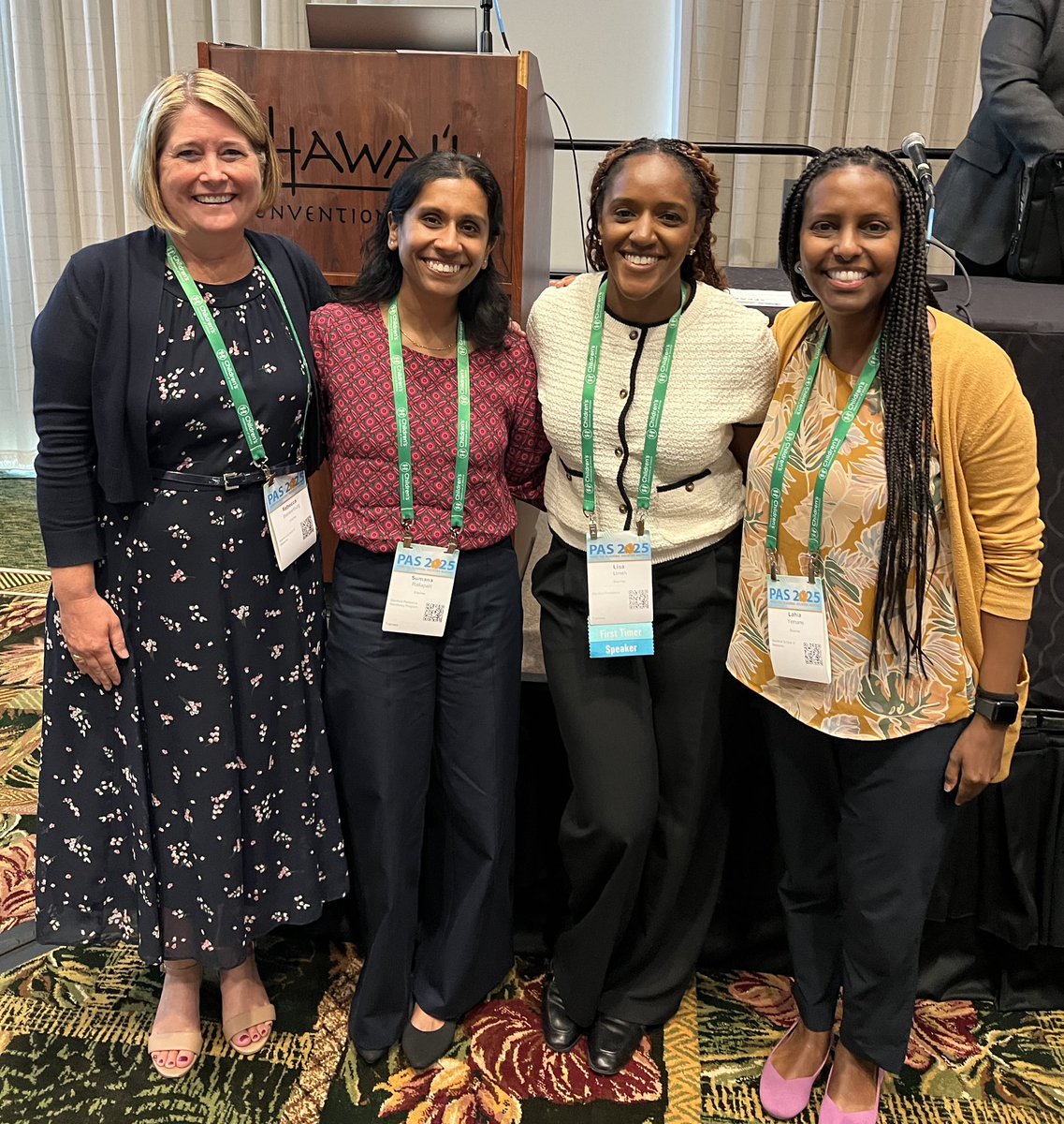 Lahia Yemane, MD (@lahiayemanemd) on Twitter photo So proud of Lisa & Sumana on presenting their <a href="/stanfordpedsres/">Stanford Pediatrics Residency Program</a> #MedEd scholarly concentration project at #PAS2025 ๐บ #ProudMentor #RepresentationMatters So proud of Lisa & Sumana on presenting their <a href="/stanfordpedsres/">Stanford Pediatrics Residency Program</a> #MedEd scholarly concentration project at #PAS2025 ๐บ #ProudMentor #RepresentationMatters