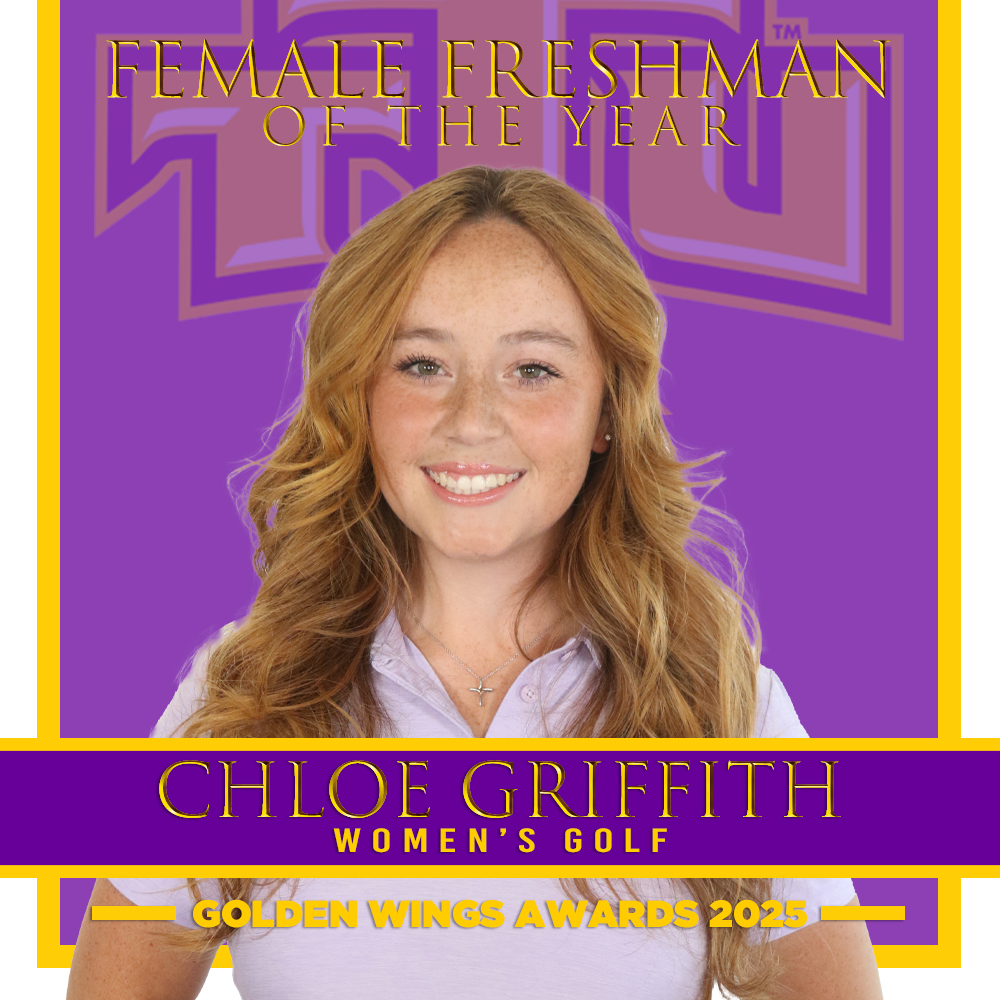 And the first award is given... Chloe Griffith wins Female Freshman of the Year! #WingsUp