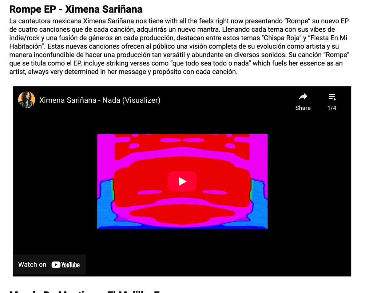 Aquí hablando un poquito de Rompe :) 
#uforia 

univision.com/musica/uforia-…