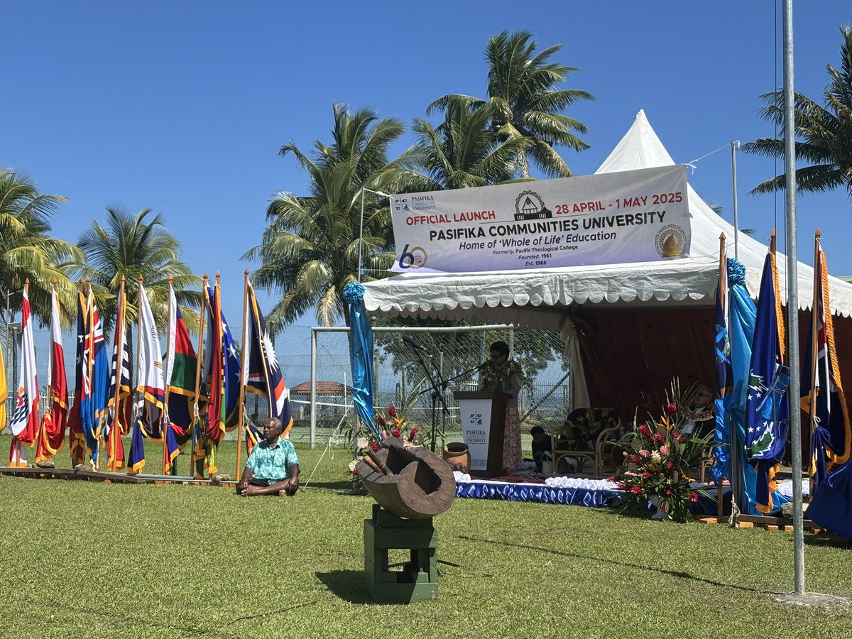 AusHCFJ's tweet image. Joining churches from right across the Pacific at the launch of the Pasifika Communities University - building on the legacy of the Pacific Theological College with a Pasifika vision for the region; vanua and lotu.
