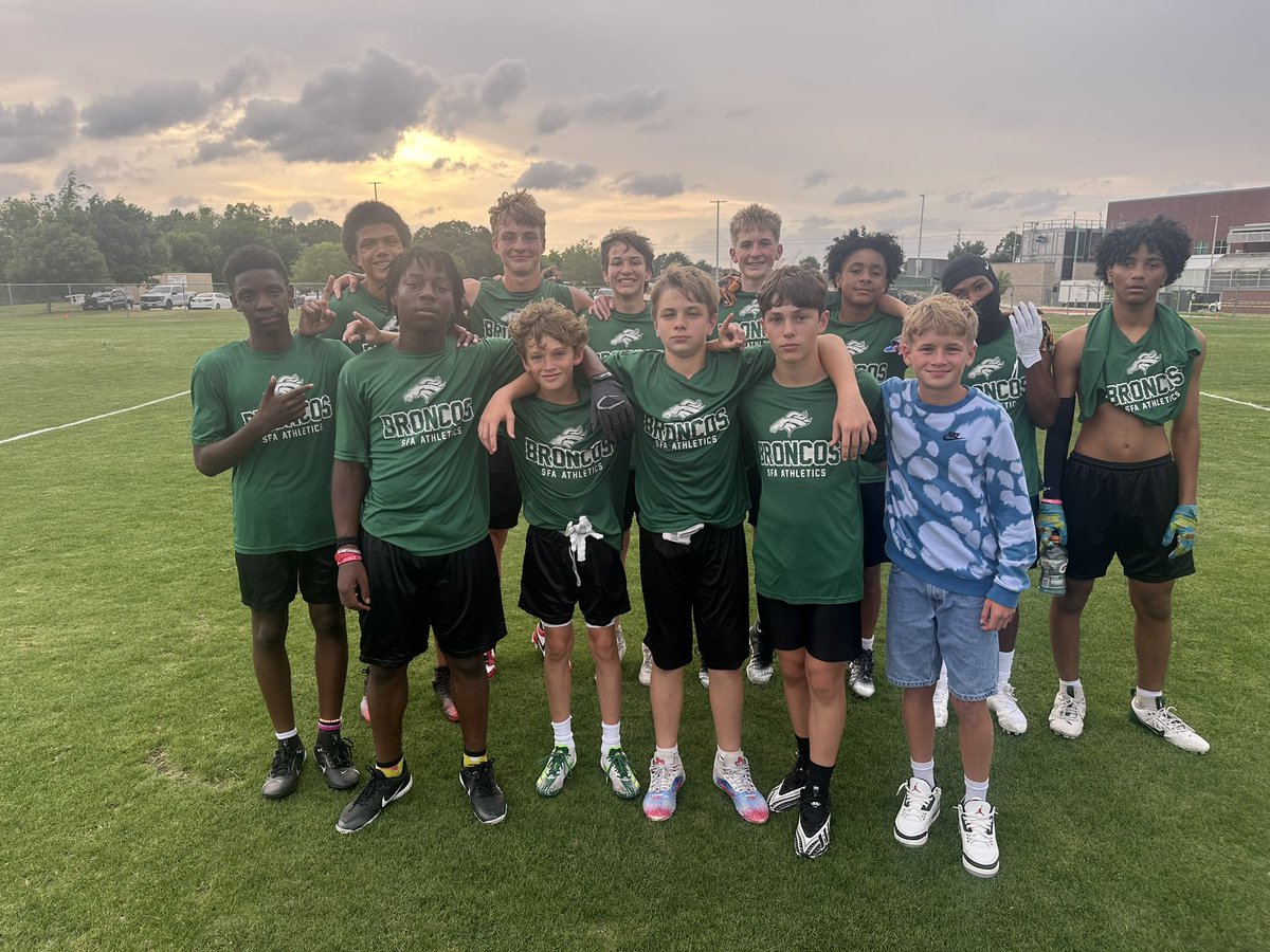 7th Grade 7v7 went 4-0 tonight at CSHS.  Future Vikings hard at work! <a href="/CoachTullos/">Ricky Tullos</a>