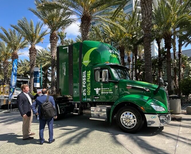 Are you at ACT Expo? Come outside the expo hall and check out the Clean Energy RNG-powered demo truck, complete with TruckWings by ConMet.

Learn more at conmet.com/actexpo/

#TruckWings #ConMet #RNG #ACTexpo #Sustainability