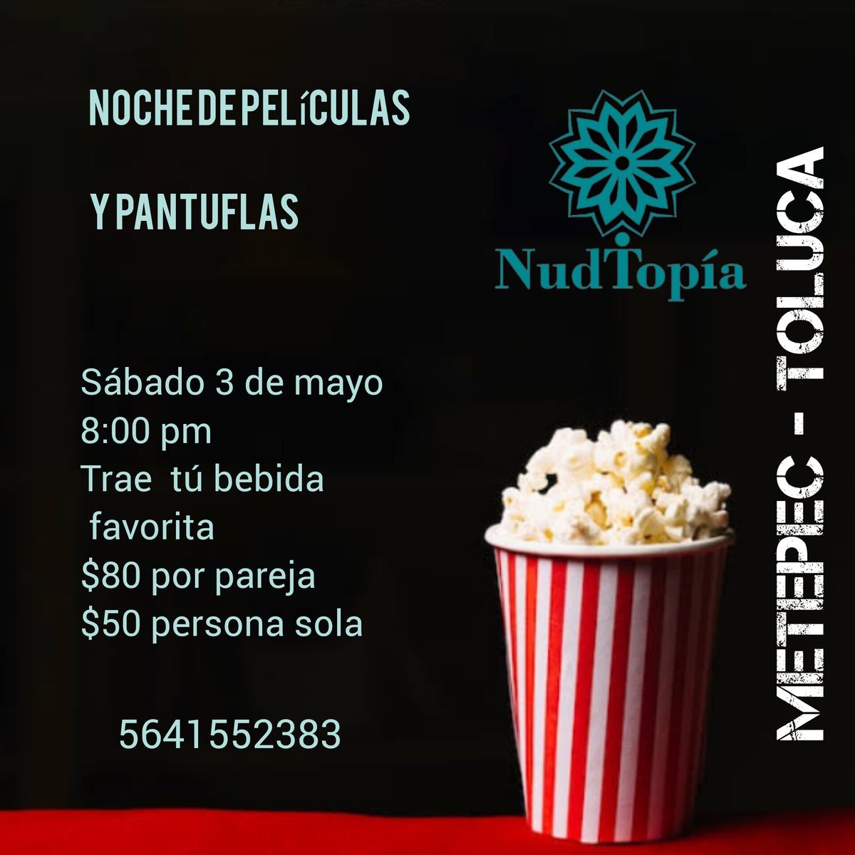 Actividad para la comunidad de esta zona 😄🍿