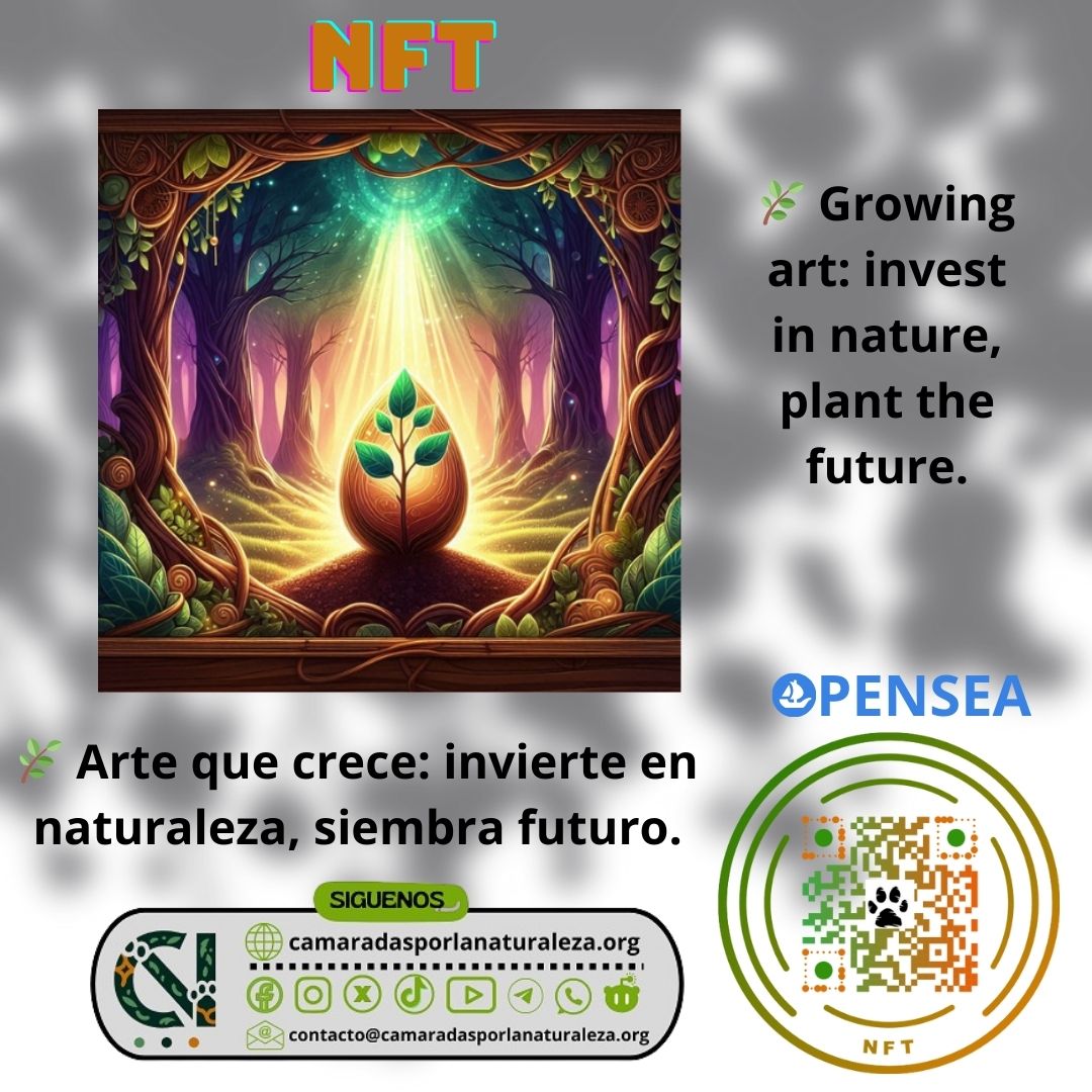 Camaradas_natur's tweet photo. ๐ฑ Introducing "Seeds of the Future"! ๐ฑ
@nft__leaguee @NFTmarketplace @The_NFTMarkets @Mendo_NFT
๐ https://t.co/S8DkJAawjF
#SemillasDelFuturo #NFTVerde #PlantandoFuturo #ReforestarEsVivir #NFTforGood #CryptoForClimate https://t.co/0SmEUtaR46