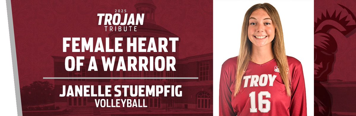 The epitome of a student-athlete‼️

#BuildTheEmpire | #OneTROY⚔️🏐