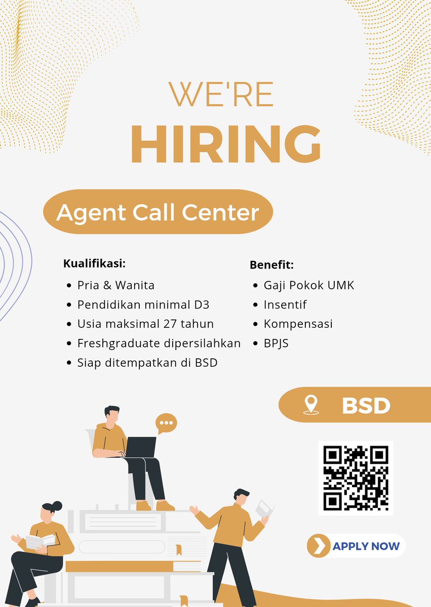 after_ammm's tweet photo. @worksfess Buat freshgraduate atau berpengalaman area tangerang yang tertarik di bidang Call Center langsung gas daftar ya  https://t.co/KeoAqLrvGd https://t.co/pPhWE1PBLZ