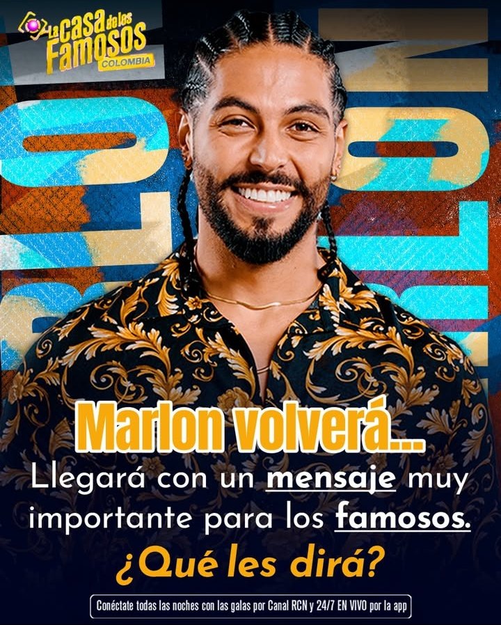 TeamAlti_lcdlf's tweet photo. Marlon llegará a la casa!!
¿Será que le dice algo a Karina o Altafulla?
#LaCasaDeLosFamososCol #LaCasaDeLosFamososCol2
 #LCDLFCOL https://t.co/LHkm6GzDXe