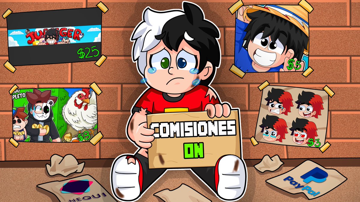 Bedoya_YT's tweet image. ⚠️⚠️ COMISSION ON ⚠️⚠️
Thumbnail Designer
⛔️Disclaimer: Prices may vary depending on difficulty.
For more information, please send a DM. 📩