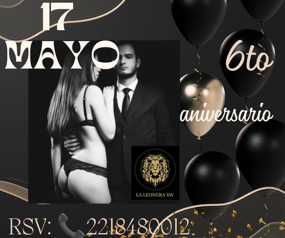 La leonera SW (@leoneraswpue) on Twitter photo “Calienta motores… porque este 6to. Aniversario de la <a href="/LeoneraSWPue/">La leonera SW</a>, no es para venir a Ver, es para Venir a Hacer. Una noche donde se abre todo: bocas, piernas, puertas… y fantasías.
Aquí se juega sin ropa,
sin reglas y sin vergüenza. Ven a pecar, a sudar y a probar .... “Calienta motores… porque este 6to. Aniversario de la <a href="/LeoneraSWPue/">La leonera SW</a>, no es para venir a Ver, es para Venir a Hacer. Una noche donde se abre todo: bocas, piernas, puertas… y fantasías.
Aquí se juega sin ropa,
sin reglas y sin vergüenza. Ven a pecar, a sudar y a probar ....