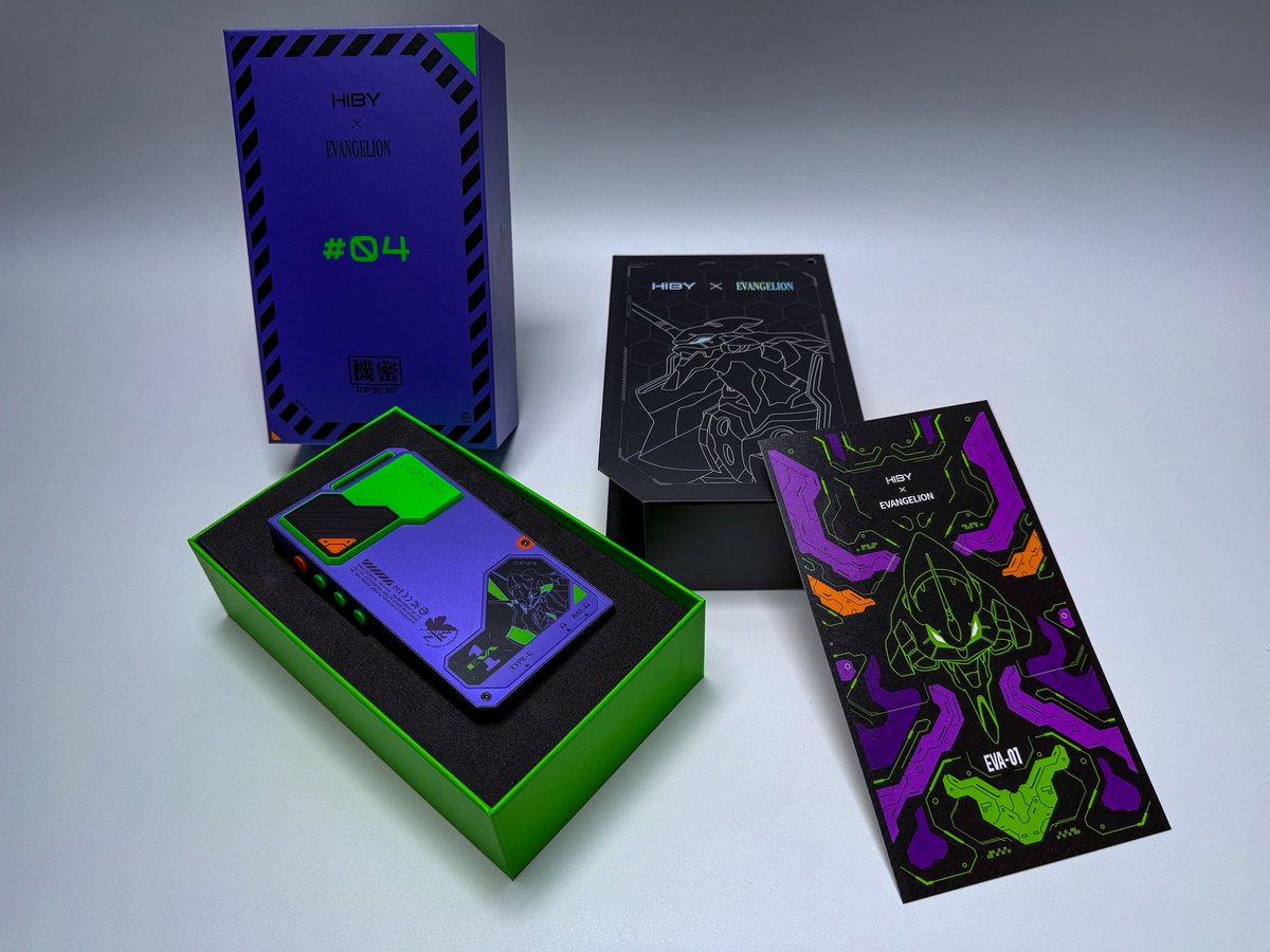 HiBy x #Evangelion 👾