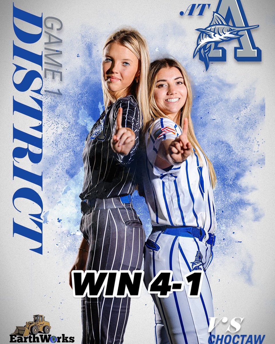 Lady Marlins WIN and move on to the District Championship game Wednesday! Go Marlins!
Congrats to Laela Kern on her 💣!!