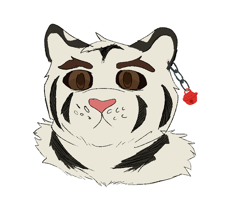 whitetiger_den's tweet photo. i def need to draw more but i got back into it with uhhh
random small me!
bald because i wanted to practice both eyes and got lazy to do a bun later x3 https://t.co/KlYxanJUKN