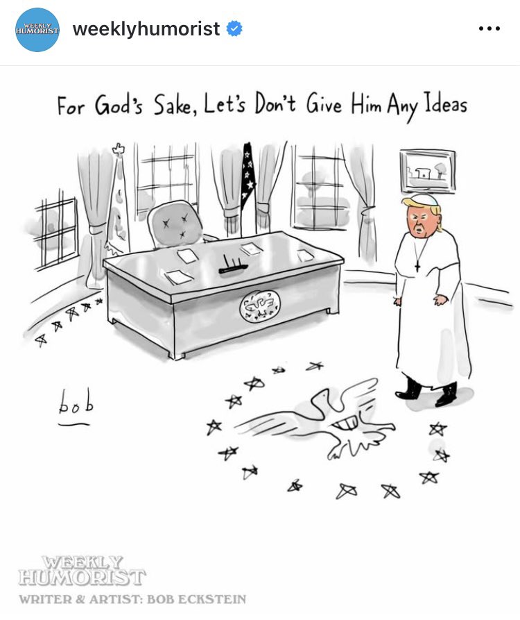 ☃️ Bob Eckstein (@bobeckstein) on Twitter photo If you get a chance, please check out the <a href="/NYDailyNews/">New York Daily News</a> tom.—I wrote an important OpEd in it on why #Trump is President.
Thank you to them and the <a href="/WeeklyHumorist/">Weekly Humorist</a> for surely getting #ICE after me.
#cartoon <a href="/MollyJongFast/">Molly Jong-Fast</a> <a href="/JStein_WaPo/">Jeff Stein</a> <a href="/sethmeyers/">Seth Meyers</a> If you get a chance, please check out the <a href="/NYDailyNews/">New York Daily News</a> tom.—I wrote an important OpEd in it on why #Trump is President.
Thank you to them and the <a href="/WeeklyHumorist/">Weekly Humorist</a> for surely getting #ICE after me.
#cartoon <a href="/MollyJongFast/">Molly Jong-Fast</a> <a href="/JStein_WaPo/">Jeff Stein</a> <a href="/sethmeyers/">Seth Meyers</a>
