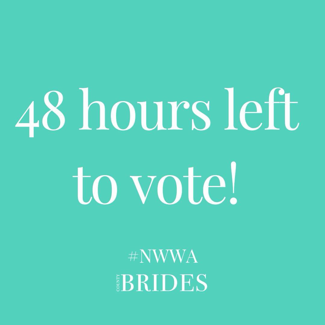 📣 Voting for the North West Wedding Awards 2025 closes at midnight on Wednesday! So you have less than 48 hours to show the suppliers, venues and creatives who made your wedding day extra special the support they deserve! 
Click here to cast your votes 👉 countybrides.com/awards