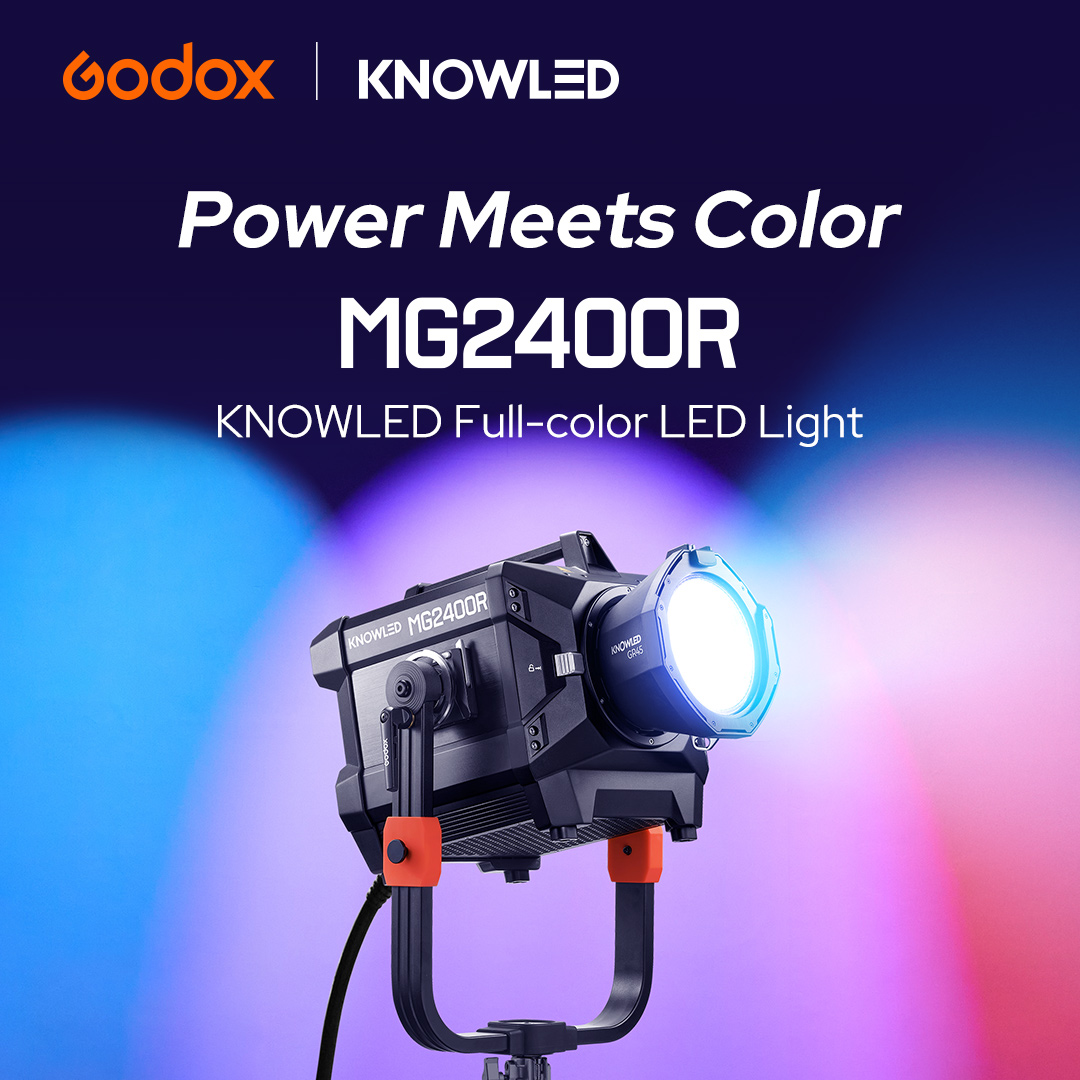 GodoxGlobal's tweet image. Unleash 2650W of RGB power with the MG2400R — the most powerful full-color LED ever.

No gels. No waiting. Just instant control, pro connectivity &amp;amp; weather-ready build.

#MG2400R #RGBLighting #FilmGear #LEDLighting #SetLighting #Cinematography