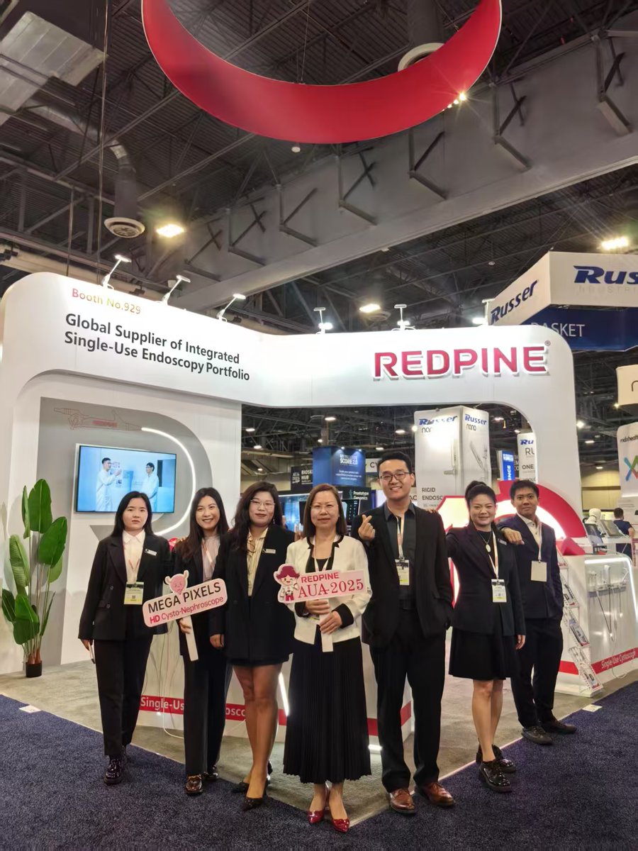 Dear experts and friends, thank you for visiting REDPINE Medical at AUA, sharing your feedback and experience with us. We will continue to deepen our efforts in the urology field, aiming to provide even better products in the future.
