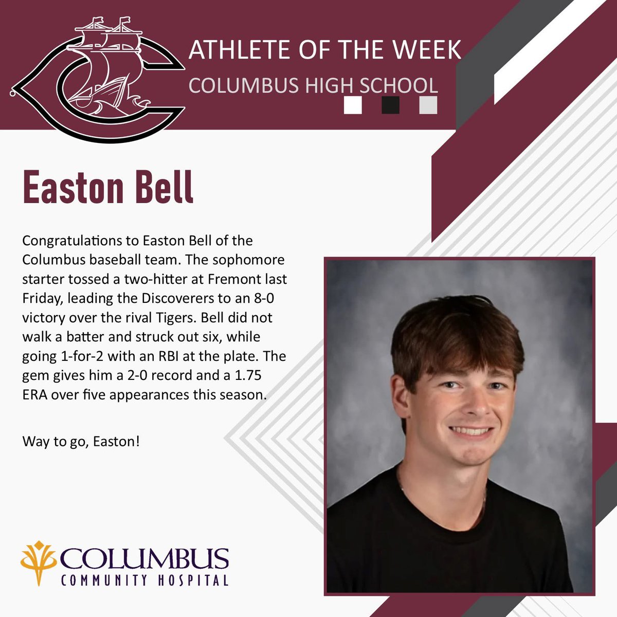 Congratulations <a href="/easton_bell8/">Easton Bell</a> 

#DiscovererProud