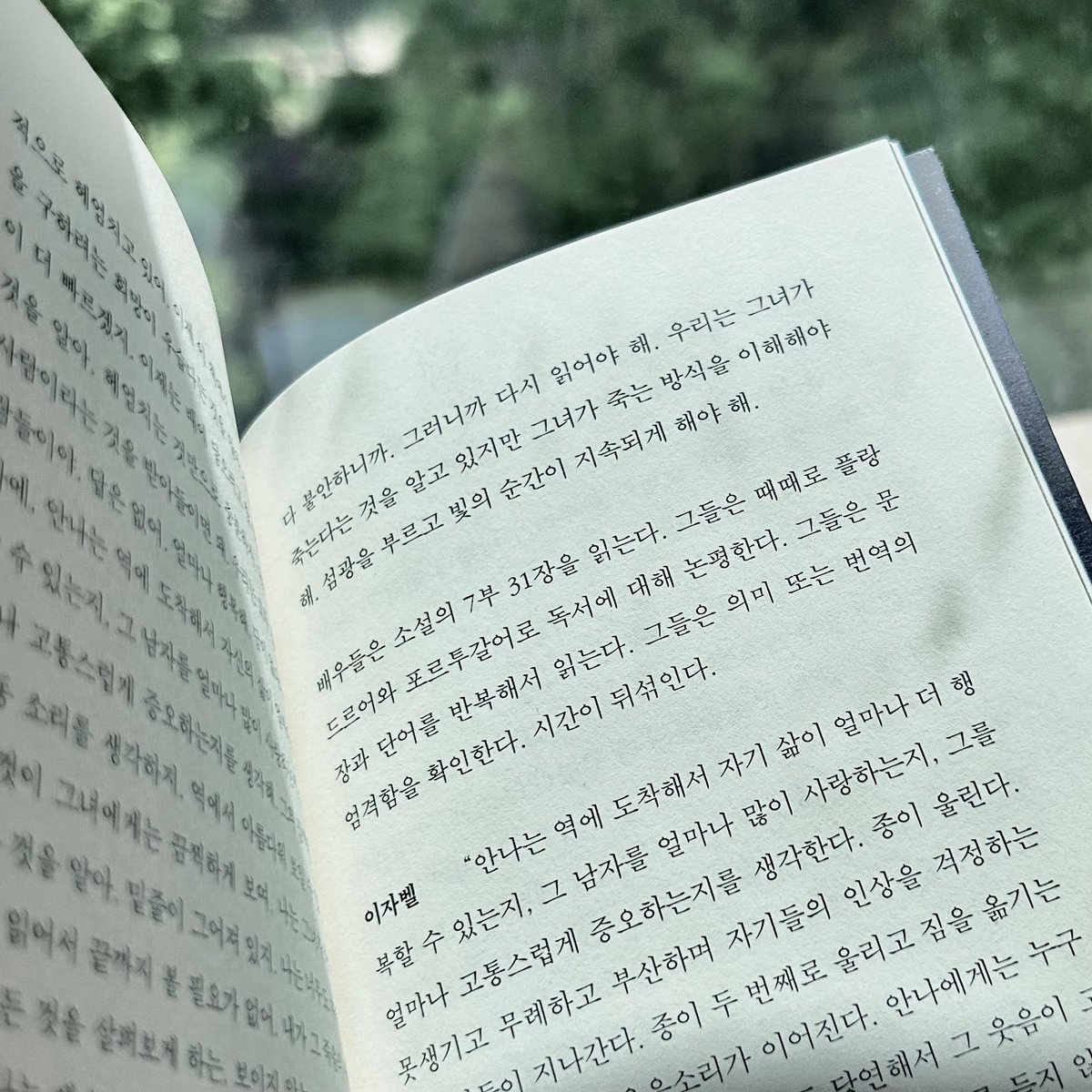 책 읽기 좋은 날씨…