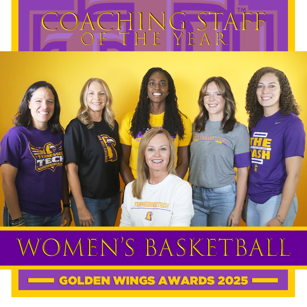 The co-winners for the Coaching Staff of the Year Award are Women's Basketball and Men's Golf! #WingsUp