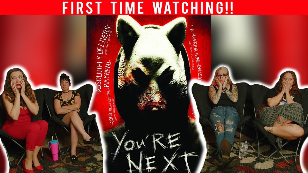 YOU'RE NEXT 
FIRST TIME WATCHING 
youtu.be/HpS_ARC6xhA

#yourenext #finalgirlz #horror #HorrorMovies #HorrorCommunity