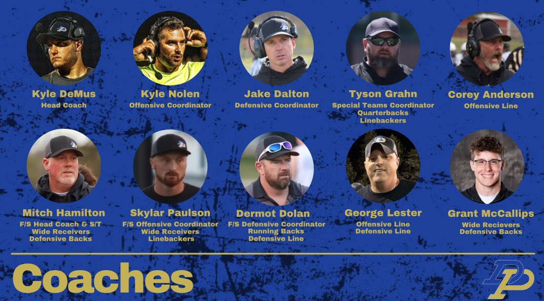 DuPecRivermen's tweet image. The 2025 coaching staff is locked in! 

We have several coaches returning this fall as well as some new faces. Join us in welcoming Coach Grahn, Coach Lester, and Coach McCallips to the staff. 

#BurnTheShips🔥