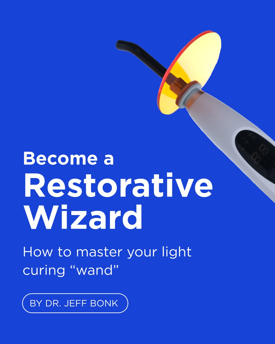 In restorative dentistry, your wand is a light-curing device — master it, and you’ll control the magic of resin adhesion. Learn more about the science, precision, and skill of resin adhesion in our latest Digest article from Dr. Jeff Bonk 👉 bit.ly/4lT2KgX