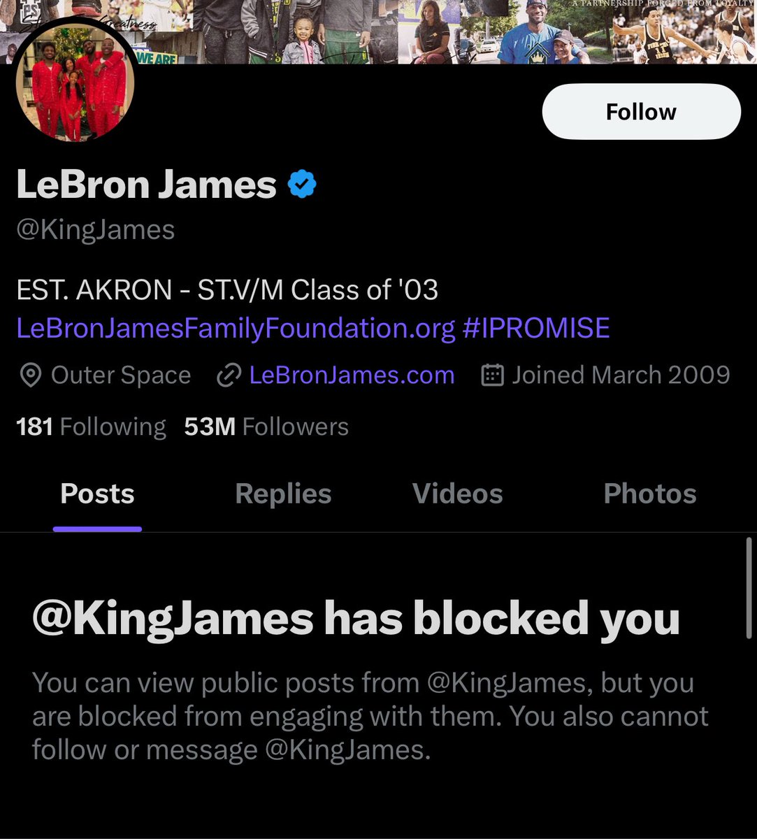 LeBron just removed LA from his location 👀👀👀