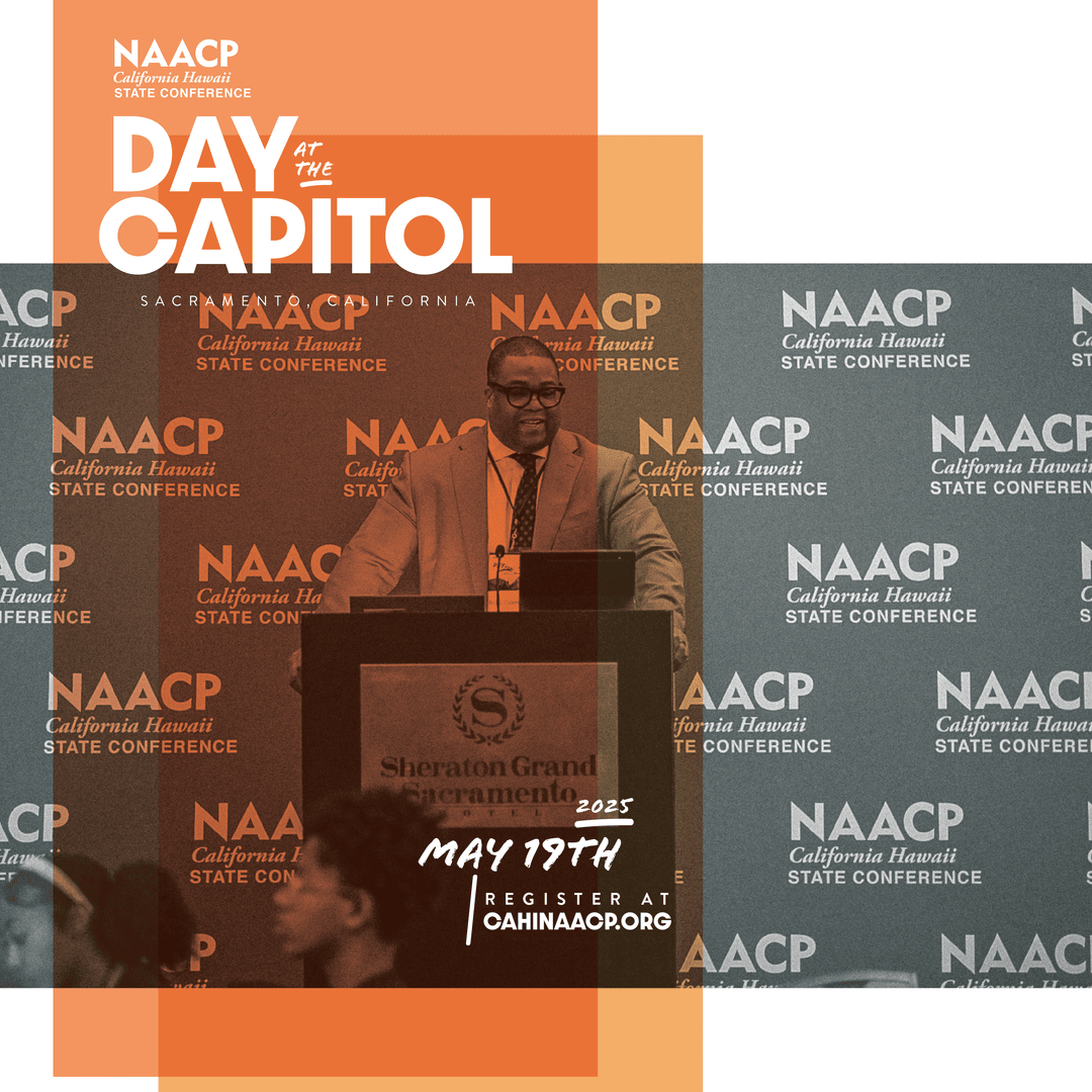 April’s ending. Our advocacy isn’t.
We’ll be at the Capitol May 19 — will you?

🎟️ Tickets moving fast - linktr.ee/cahinaacp 
#NAACPCAHIDATC25 #CivicPower