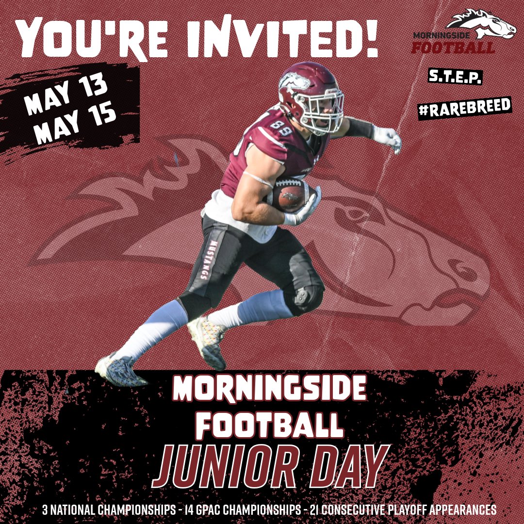 Thanks @solo_mally for the Junior day invite to <a href="/MsideFootball/">Morningside University Football</a> 
<a href="/ngilbraith94/">Nate Gilbraith</a>