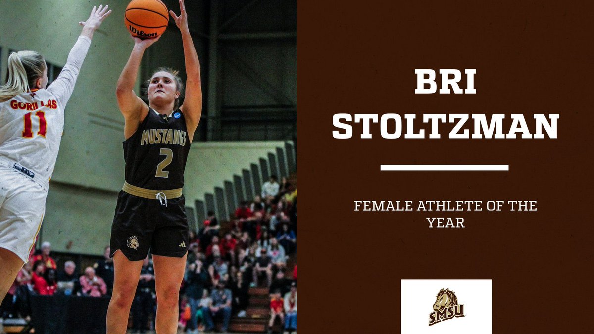 🌟Female Athlete of the Year🌟

Bri Stoltzman has been named the Female Athlete of the Year at the Mustang Athletics Award Ceremony.