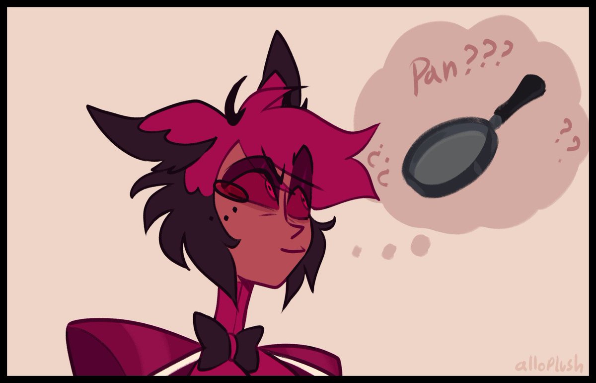 whoops i forgot to post this here
i know this joke has been done a million times but it's just too good to let it pass LMAO old man discovers pride flags

#hazbinhotel #alastor #lucifer #charlie