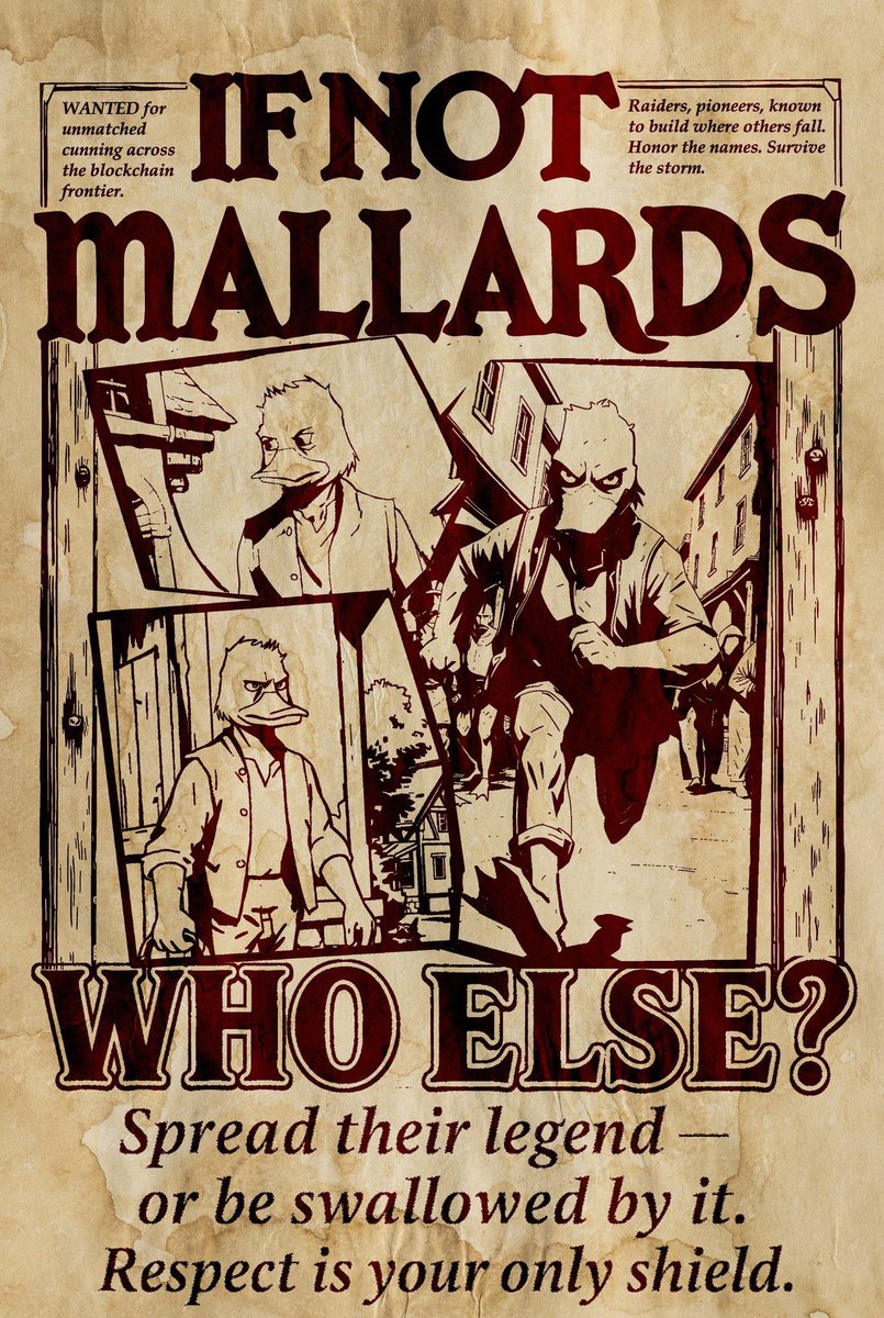 NHOD_32 (@nhod_32) on Twitter photo Don't fight it. Quit the gatekeeping and join the cult of the <a href="/MallardOrder/">The Mallard Order</a>, we know you're lowkey eyeing us.
OG holders are still here waiting for the right moment to make some noise again.
Staking is live again with a revamped utility.
$RUNE utility is imminent. Don't fight it. Quit the gatekeeping and join the cult of the <a href="/MallardOrder/">The Mallard Order</a>, we know you're lowkey eyeing us.
OG holders are still here waiting for the right moment to make some noise again.
Staking is live again with a revamped utility.
$RUNE utility is imminent.