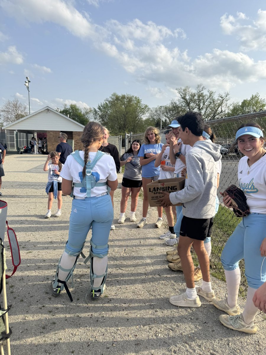 A few future Angels in the crowd today as JCA took game 1 vs Marian Catholic in the #ESCC series. 💣by addiefanter addyrizzatto💣 Thanks for stoping by to catch a game. See everyone at camp in June!