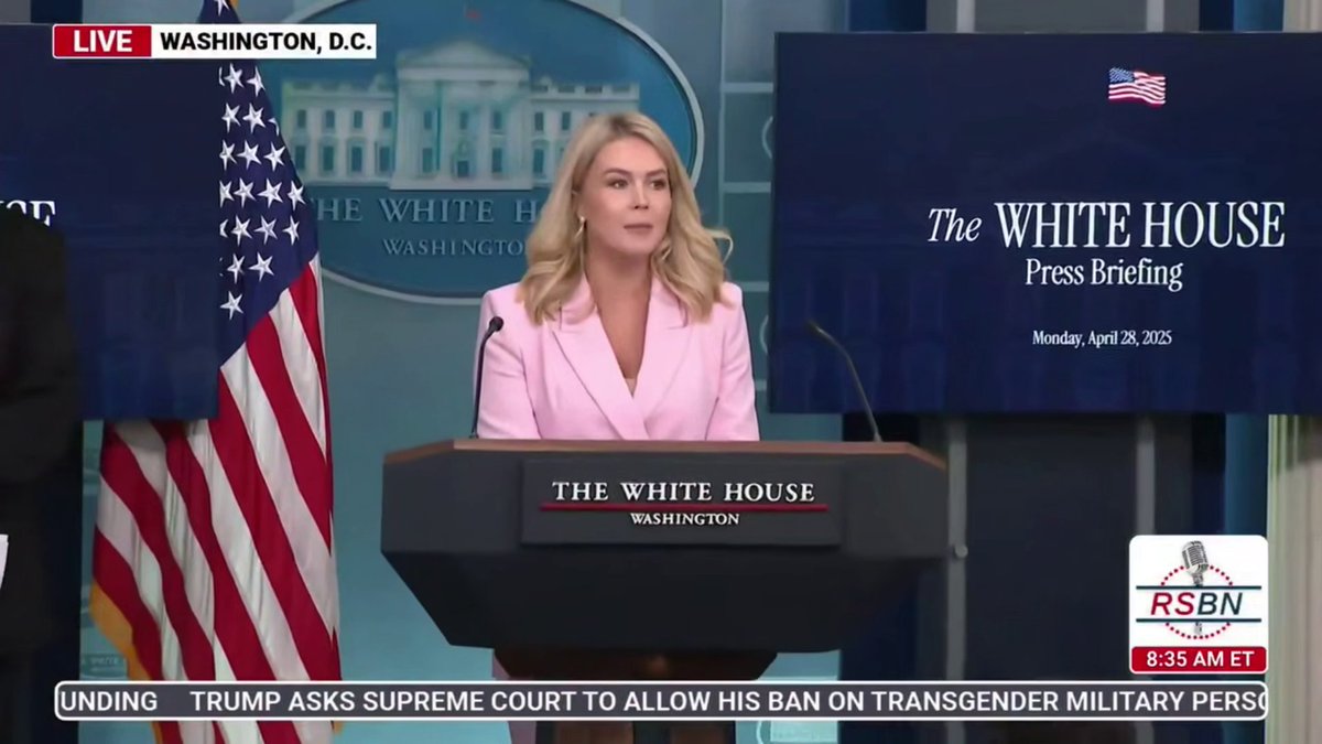 🔥FULL SPEECH: White House Press Secretary Karoline Leavitt and Border Czar Tom Homan Hold Press Briefing - 4/28/25