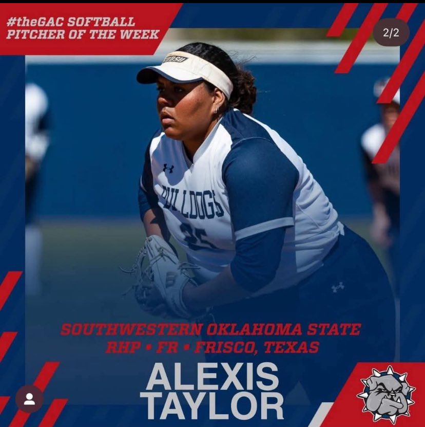 Congrats to our past Panther, Alexis Taylor! So proud of you! <a href="/pchsfriscosb/">@PCHSsoftball</a>