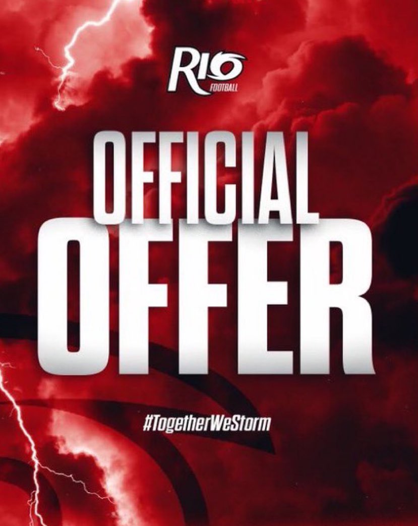 Blessed to receive an offer from The University Rio Grande! #AGTG