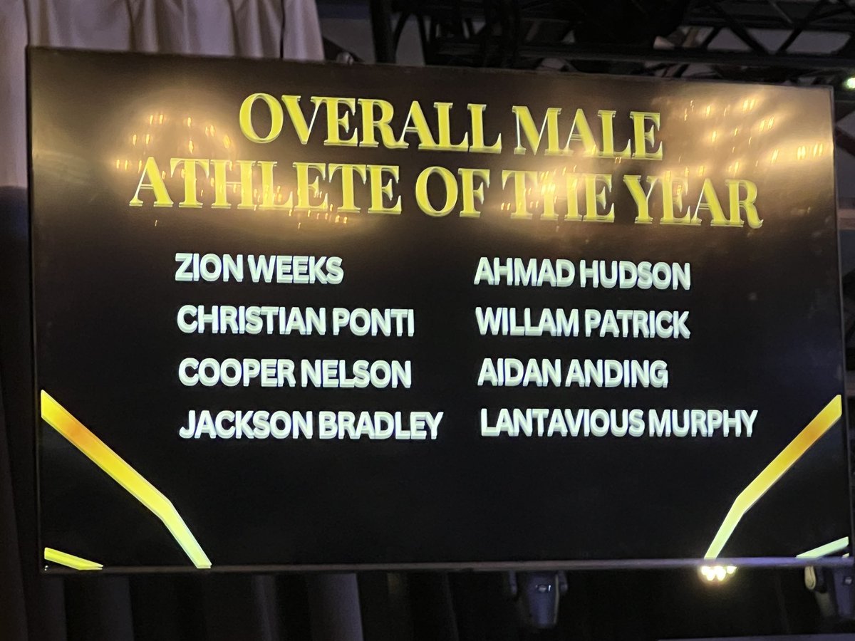 Bayou Jamb Athletes of the Year