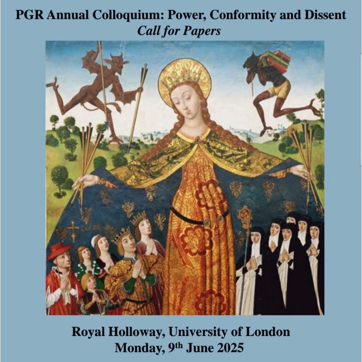 Hanna Miles (@hannagmiles) on Twitter photo Any last minute proposals for <a href="/RHULDocSchool/">RHULDoctoralSchool</a> Humanities PGR colloquium are very welcome!! Send your abstract to pgr.colloquium.2025@outlook.com 🖋 <a href="/RHULHistory/">Royal Holloway History Department</a> <a href="/RHULEnglish/">Department of English at Royal Holloway</a> <a href="/rhulcl/">Rhulcl</a> <a href="/ClassicsRHUL/">Classics@RHUL</a> Any last minute proposals for <a href="/RHULDocSchool/">RHULDoctoralSchool</a> Humanities PGR colloquium are very welcome!! Send your abstract to pgr.colloquium.2025@outlook.com 🖋 <a href="/RHULHistory/">Royal Holloway History Department</a> <a href="/RHULEnglish/">Department of English at Royal Holloway</a> <a href="/rhulcl/">Rhulcl</a> <a href="/ClassicsRHUL/">Classics@RHUL</a>