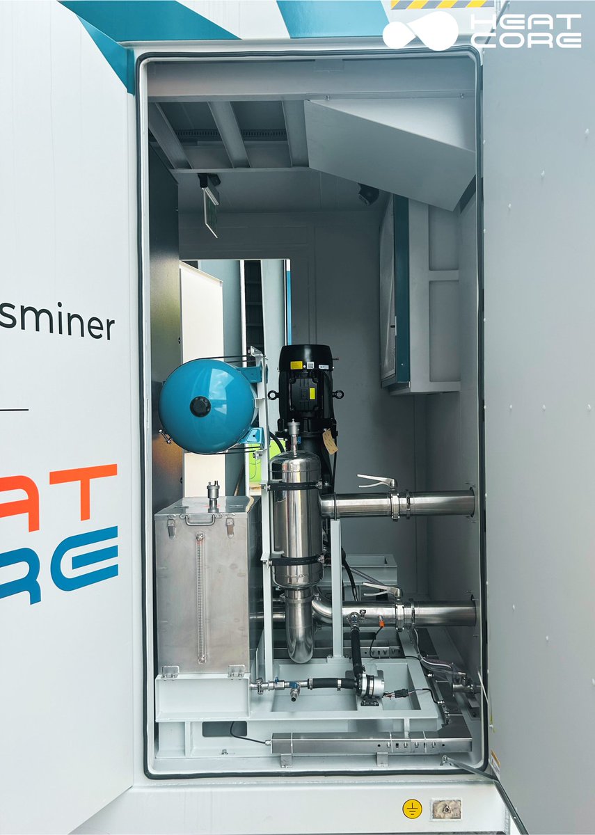 Heatcore_tech's tweet image. 👏#HeatCore Mining Container XS1600: Water and Electricity Isolation Design, #Hydrocooling, Leak-Proof, 0 Water Consumption, Low Noise, High-Temp Tolerance &amp;amp; Wide Voltage Range. Power up your mining! 💪
 #CryptoMining #BTC #btcmining