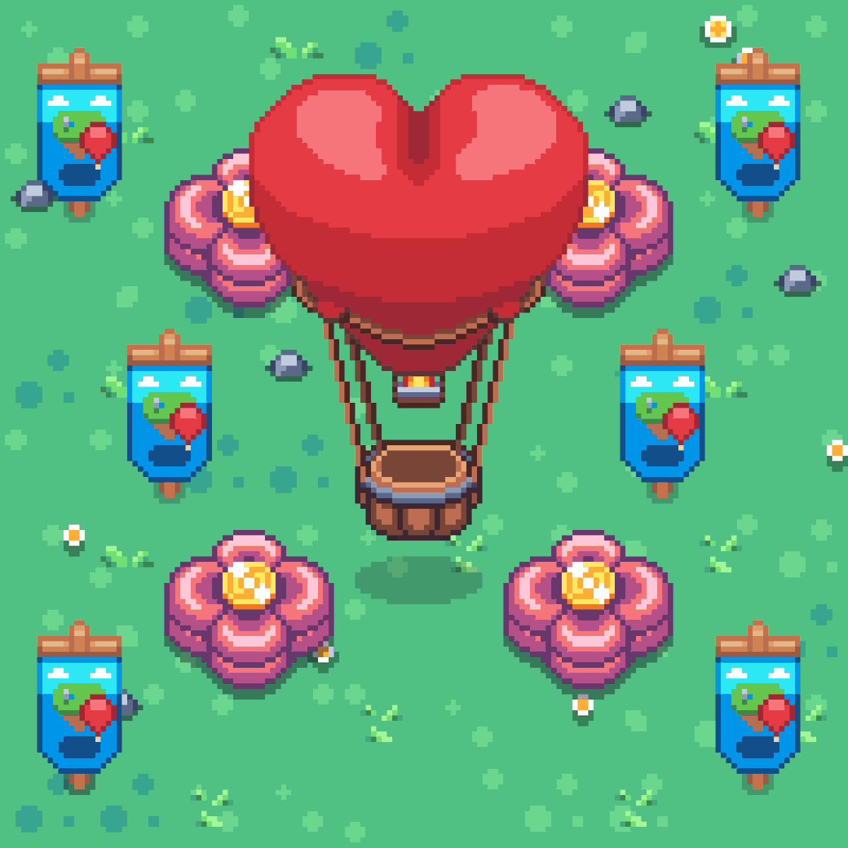 In 2 days the Great Bloom Chapter will begin 📘🚀

Are you ready to ride the Heart Air Balloon to the mystery floating island? 😏