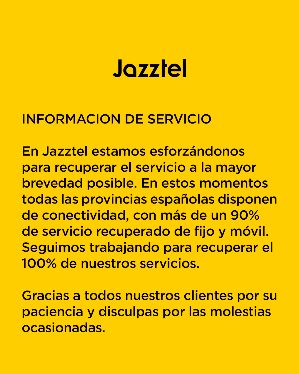 Jazztel España tweet media