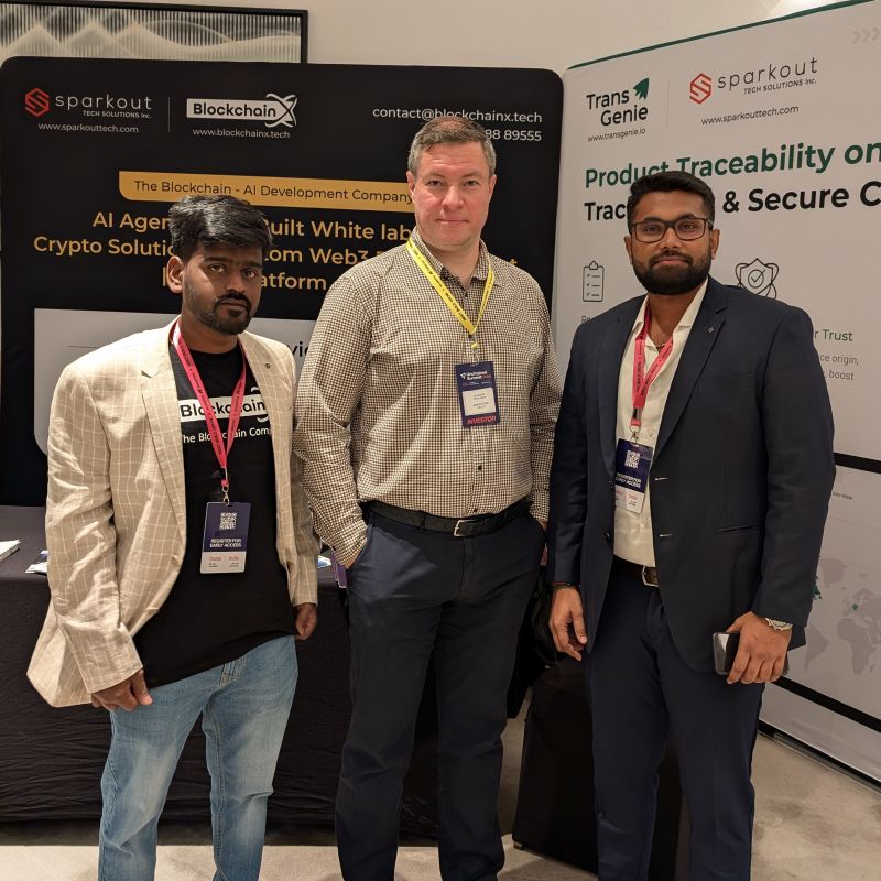 #Day2 at UnchainedSummit #Dubai! Met Vladimir Toporkov of Edelcoin &amp; showcased SMETX. We Discussed about  tokenization &amp; metals.   

👉Visit us at Booth C3 to connect  

Let’s chat! Schedule your meeting here: 

lnkd.in/e7hFTQVr #blockchainx #sparkouttech #unchainedsummit