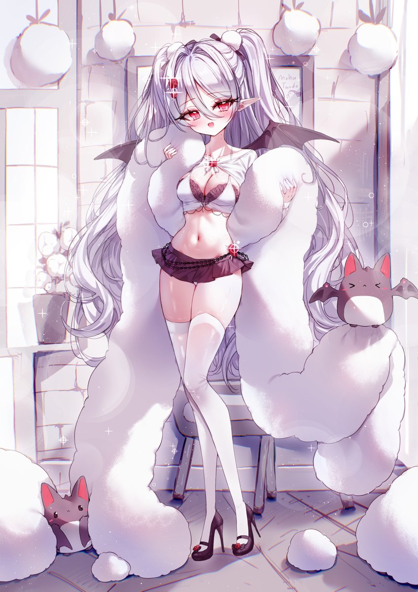 cm for @/Juventusluna
kawaii fluffy half vampire ☁️🦇💜