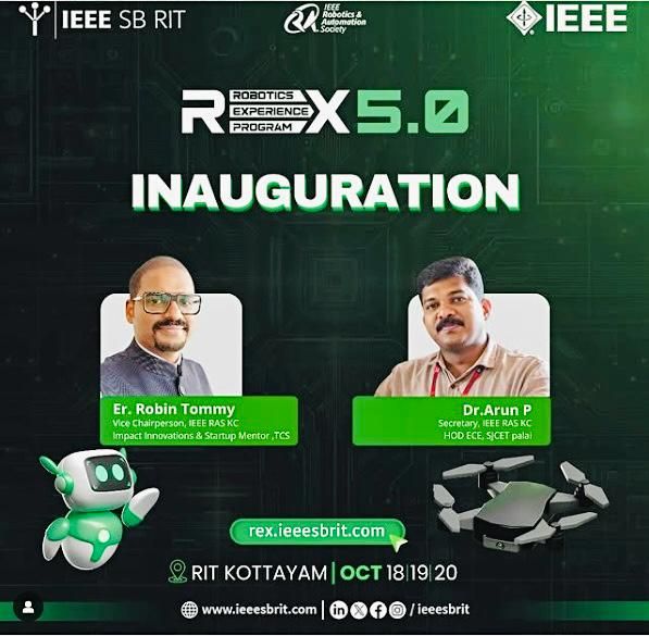 Inaugurated REX 5.0 at RIT. Emphasized the power of #AssistiveTechnology in empowering individuals and promoting #socialinclusion - from advanced wheelchairs to robotic exoskeletons. Exciting to see students eager to innovate for an inclusive future! #IEEE #RAS #RIT <a href="/TCS/">Tata Consultancy Services</a>
