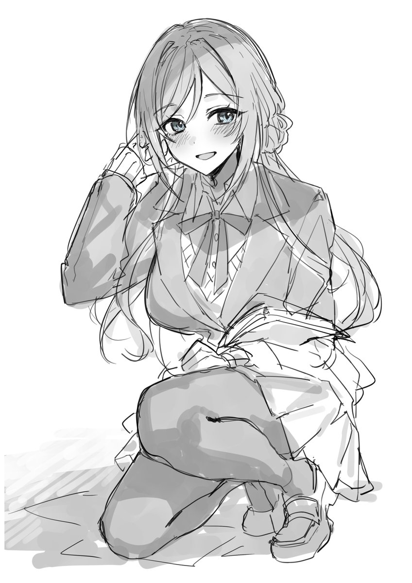 Hitomin_0323_'s tweet image. リハビリらくがき