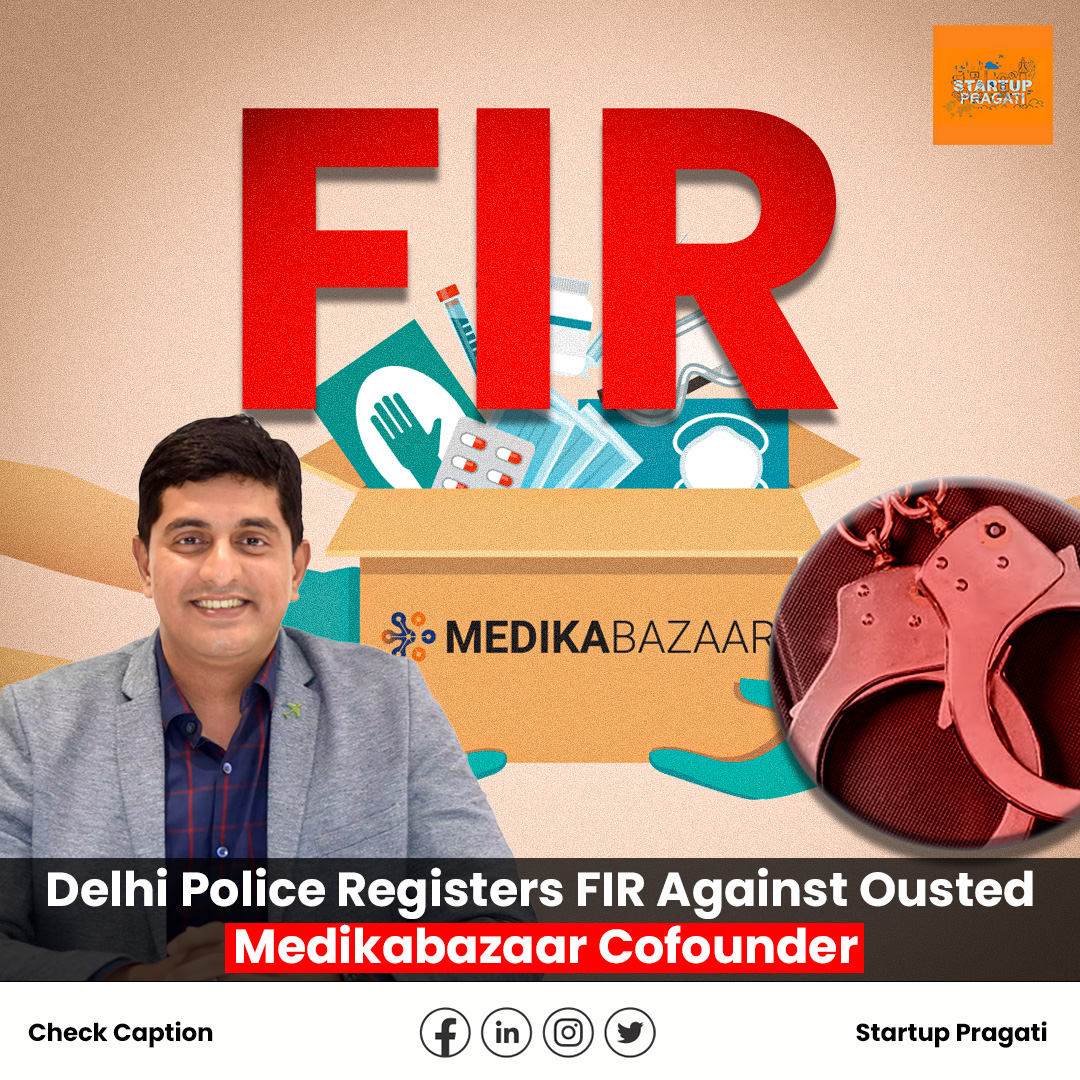startup_pragati's tweet image. Delhi Police Registers FIR Against Ousted Medikabazaar Cofounder
#medikabazaar #vivektiwari #delhipolice #economicoffences #startupscandal #healthtech #financialfraud #corporategovernance #investigations #startupnews