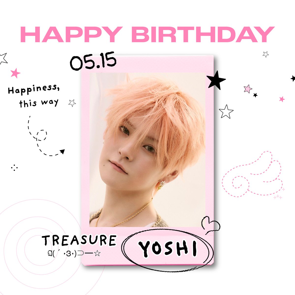 🎉2025.05.15
🎂Happy Birthday #YOSHI🎂

#HAPPY_BIRTHDAY_YOSHI
#HAPPY_YOSHI_DAY

<a href="/ygtreasuremaker/">TREASURE MAKER</a> #TREASURE #YoshinoriKanemoto #TREASUREMAKER #STARPLAY